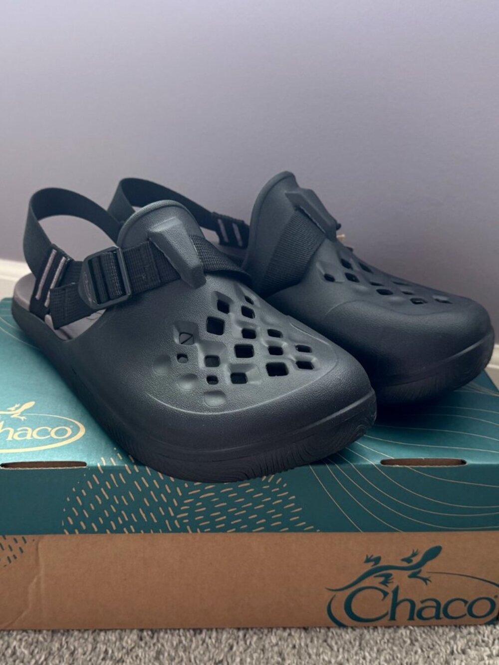 Chaco Chillos Clog Women's 11 Black Water Clogs NWT